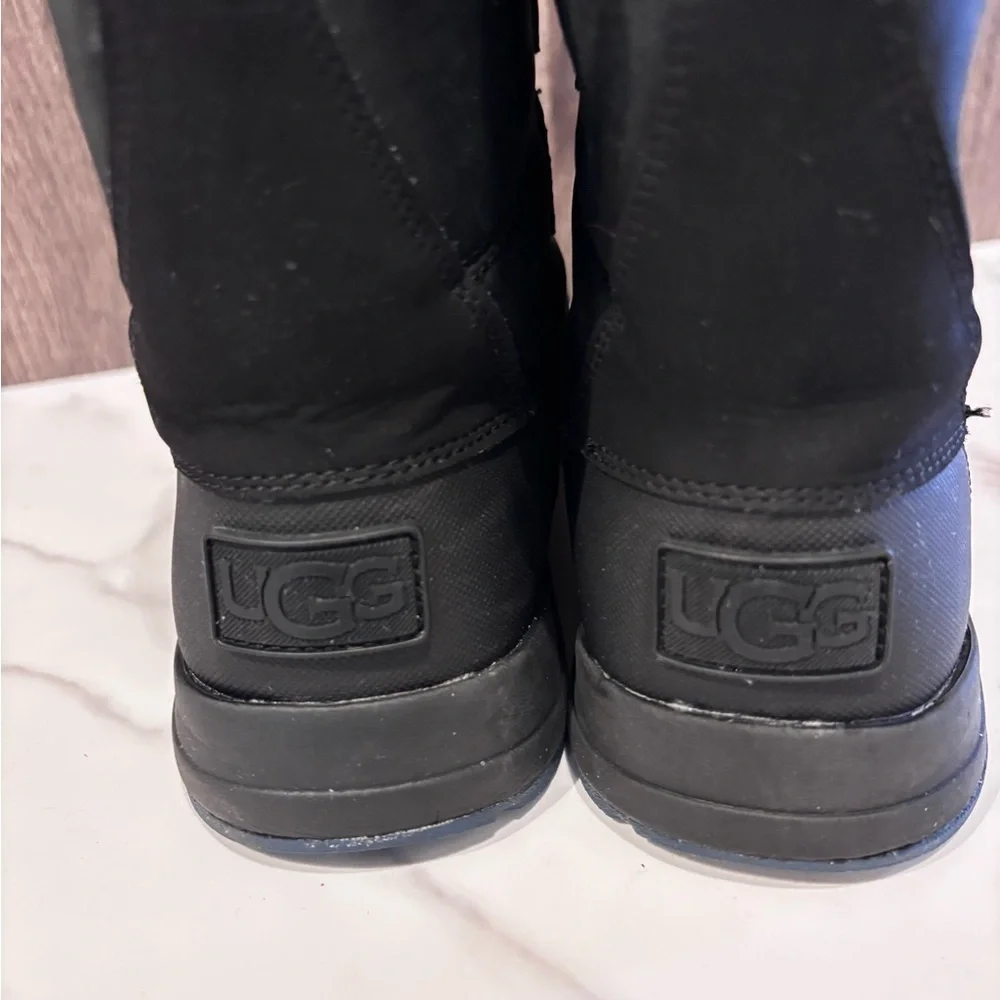 UGG Black and Blue Kids Snow Boots